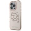 Etui Karl Lagerfeld IML Rhinestones Karl Head do iPhone 16 Pro różowy